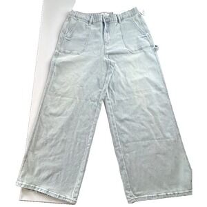NWT 1946 Denim wide leg cargo style Gorpcore Utility Chic size 16